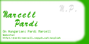 marcell pardi business card